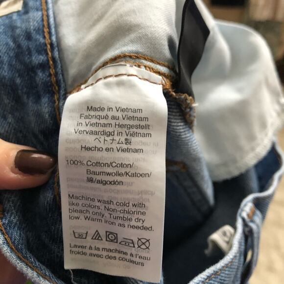 Madewell Denim A-Line Mini Skirt in Lakeline Wash - Picture 7 of 9